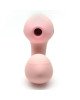 Вакуумний вібратор Kistoy Tina Mini Light Pink, вагінально-кліторальний Вакуумний вібратор Kistoy Tina Mini Light Pink, вагінально-кліторальний