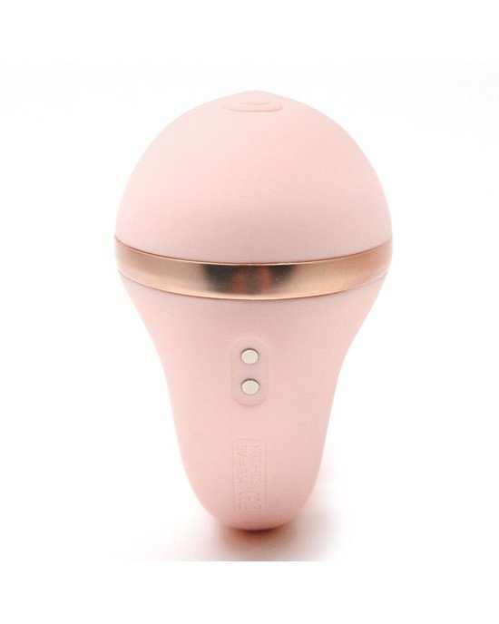 Вакуумний вібратор Kistoy Tina Mini Light Pink, вагінально-кліторальний Вакуумний вібратор Kistoy Tina Mini Light Pink, вагінально-кліторальний