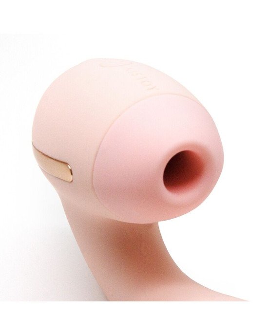 Вакуумний вібратор Kistoy Tina Mini Light Pink, вагінально-кліторальний Вакуумний вібратор Kistoy Tina Mini Light Pink, вагінально-кліторальний
