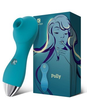 Вакуумний стимулятор KisToy Polly Blue Вакуумний стимулятор KisToy Polly Blue