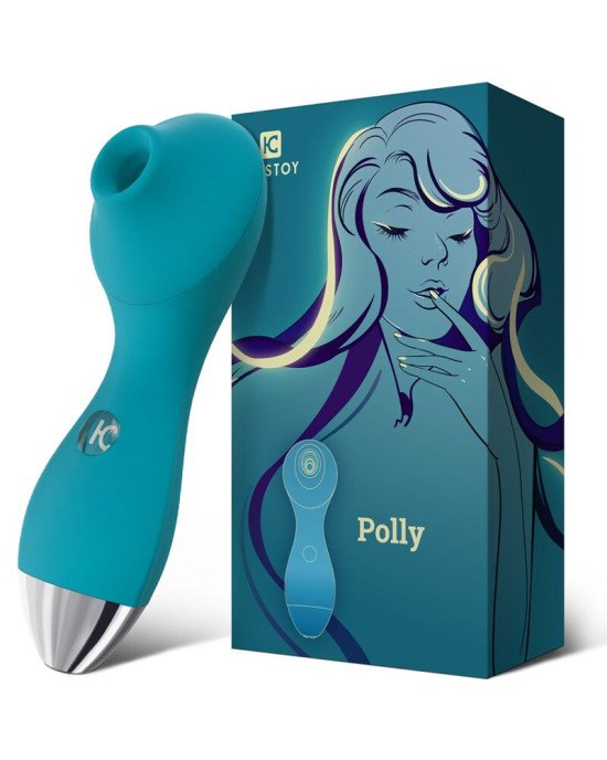 Вакуумний стимулятор KisToy Polly Blue Вакуумний стимулятор KisToy Polly Blue
