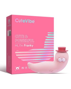 Вакуумний вібратор CuteVibe Franky Pink Вакуумний вібратор CuteVibe Franky Pink