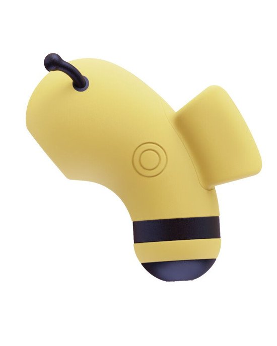 Вакуумний стимулятор із мікрострумами CuteVibe Beebe Yellow, на палець Вакуумний стимулятор із мікрострумами CuteVibe Beebe Yellow, на палець