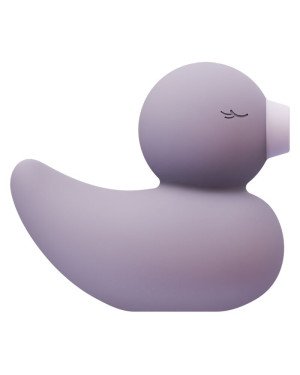 Вакуумний вібратор-качечка CuteVibe Ducky Grey