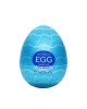 Мастурбатор-яйце Tenga Egg Wavy II Cool з подвійним хвилястим рельєфом та охолоджувальним ефектом Мастурбатор-яйце Tenga Egg Wavy II Cool з подвійним хвилястим рельєфом та охолоджувальним ефектом