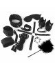 Набір БДСМ Art of Sex - Soft Touch BDSM Set, 9 предметів, Чорний Набір БДСМ Art of Sex - Soft Touch BDSM Set, 9 предметів, Чорний