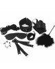 Набір БДСМ Art of Sex - Soft Touch BDSM Set, 9 предметів, Чорний Набір БДСМ Art of Sex - Soft Touch BDSM Set, 9 предметів, Чорний