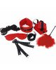 Набір БДСМ Art of Sex - Soft Touch BDSM Set, 9 предметів, Червоний Набір БДСМ Art of Sex - Soft Touch BDSM Set, 9 предметів, Червоний