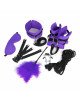 Набір БДСМ Art of Sex - Soft Touch BDSM Set, 9 предметів, Фіолетовий