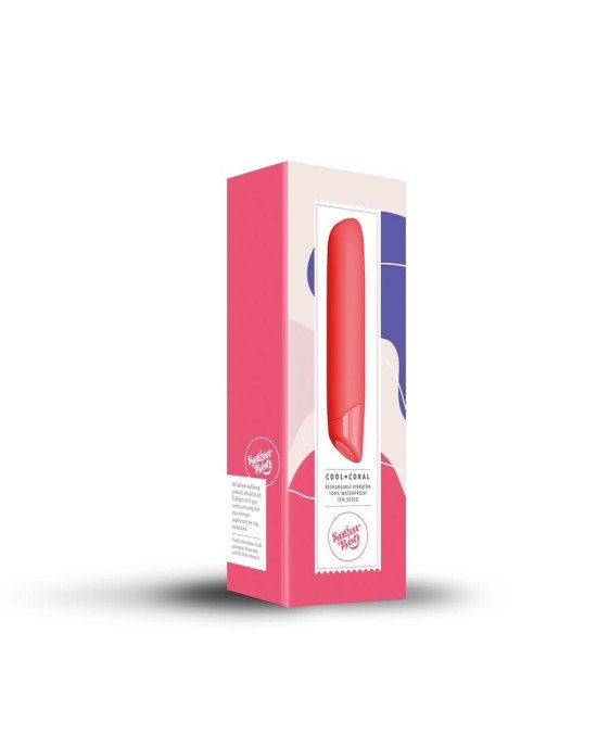 Вібратор SugarBoo Cool Coral, 10 рівнів інтенсивності Вібратор SugarBoo Cool Coral, 10 рівнів інтенсивності