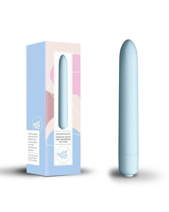 Мінівібратор SugarBoo Sugar Blue, 10 рівнів інтенсивності Мінівібратор SugarBoo Sugar Blue, 10 рівнів інтенсивності