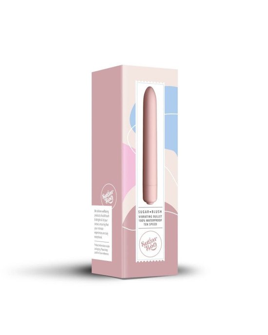 Мінівібратор SugarBoo Sugar Blush, 10 рівнів інтенсивності Мінівібратор SugarBoo Sugar Blush, 10 рівнів інтенсивності