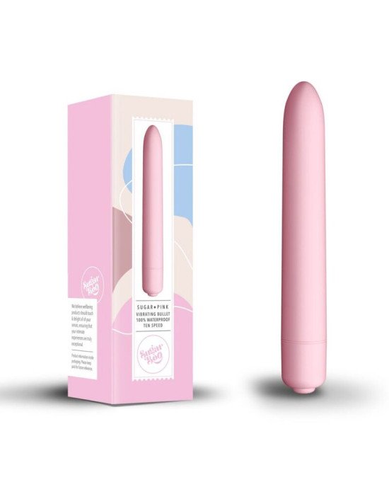 Мінівібратор SugarBoo Sugar Pink, 10 рівнів інтенсивності Мінівібратор SugarBoo Sugar Pink, 10 рівнів інтенсивності