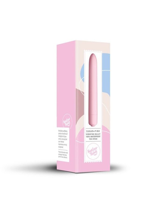 Мінівібратор SugarBoo Sugar Pink, 10 рівнів інтенсивності Мінівібратор SugarBoo Sugar Pink, 10 рівнів інтенсивності