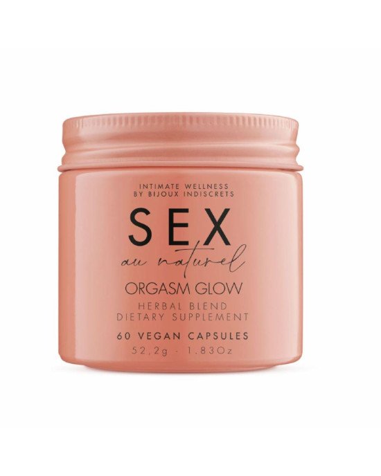Натуральна харчова добавка для підвищення лібідо Bijoux Indiscrets Sex au Naturel — Orgasm Glow Натуральна харчова добавка для підвищення лібідо Bijoux Indiscrets Sex au Naturel — Orgasm Glow