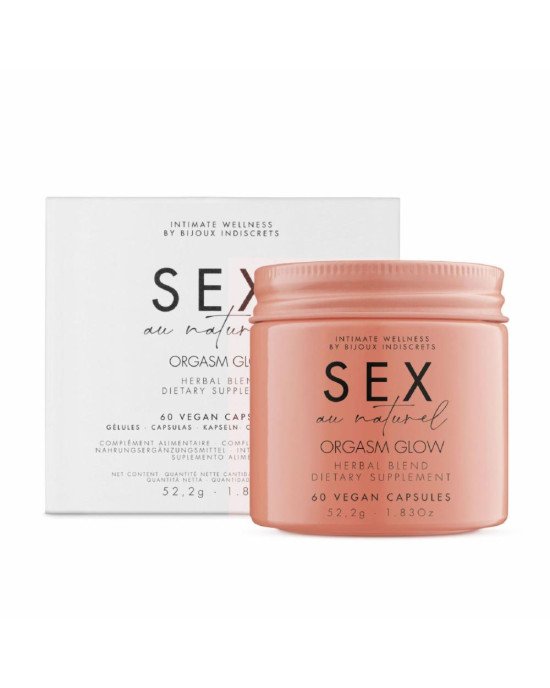 Натуральна харчова добавка для підвищення лібідо Bijoux Indiscrets Sex au Naturel — Orgasm Glow Натуральна харчова добавка для підвищення лібідо Bijoux Indiscrets Sex au Naturel — Orgasm Glow