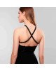 Портупея з екошкіри Bijoux Indiscrets MAZE — Cross Chest Harness Black