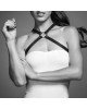 Портупея з екошкіри Bijoux Indiscrets MAZE — Cross Chest Harness Black