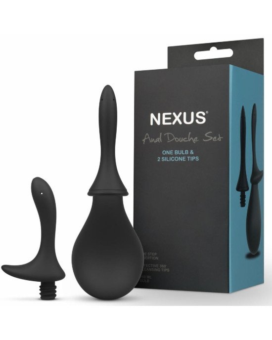 Анальний душ із двома насадками Nexus ANAL DOUCHE SET 250 ml Анальний душ із двома насадками Nexus ANAL DOUCHE SET 250 ml