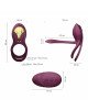 Смарт ерекційне кільце Zalo — BAYEK Velvet Purple, подвійне з ввідною частиною, пульт ДК Смарт ерекційне кільце Zalo — BAYEK Velvet Purple, подвійне з ввідною частиною, пульт ДК