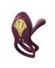 Смарт ерекційне кільце Zalo — BAYEK Velvet Purple, подвійне з ввідною частиною, пульт ДК Смарт ерекційне кільце Zalo — BAYEK Velvet Purple, подвійне з ввідною частиною, пульт ДК
