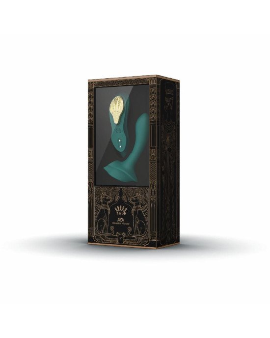Смарт-вібратор у трусики Zalo - AYA Turquoise Green, насадка та пульт ДК