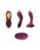 Смарт-вібратор у трусики Zalo - AYA Velvet Purple, насадка та пульт ДК