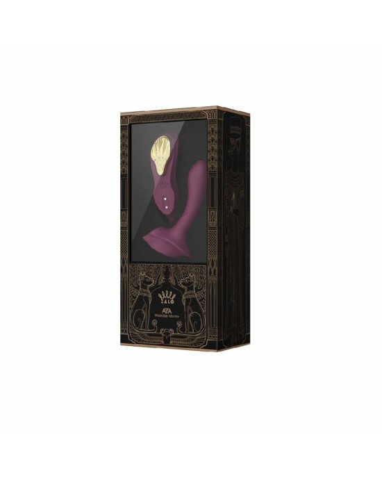 Смарт-вібратор у трусики Zalo - AYA Velvet Purple, насадка та пульт ДК