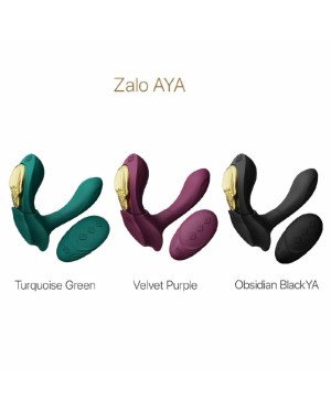 Смарт-вібратор у трусики Zalo - AYA Obsidian Black, насадка та пульт ДК Смарт-вібратор у трусики Zalo - AYA Obsidian Black, насадка та пульт ДК