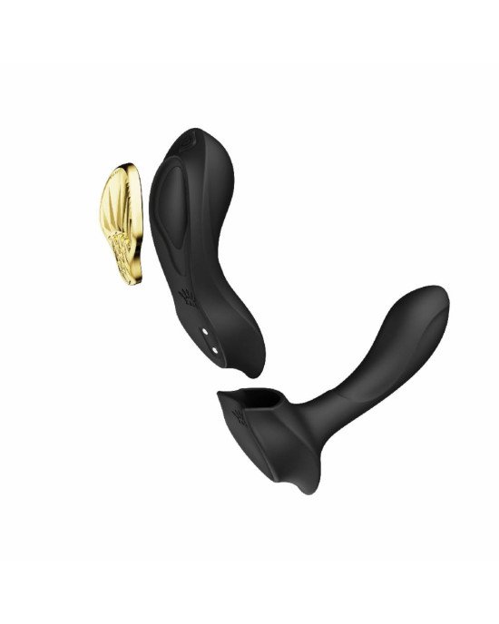 Смарт-вібратор у трусики Zalo - AYA Obsidian Black, насадка та пульт ДК Смарт-вібратор у трусики Zalo - AYA Obsidian Black, насадка та пульт ДК