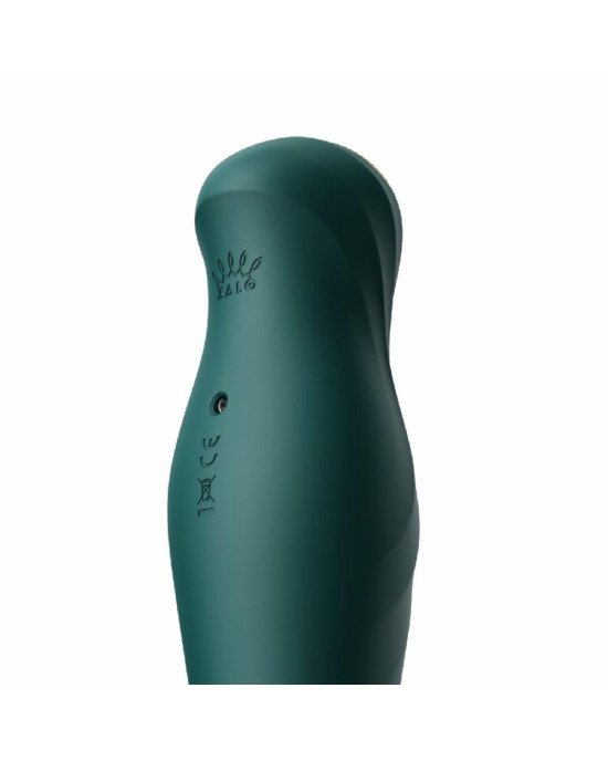 Смартвібратор-пульсатор Zalo — King Turquoise Green, кристал Swarovski Смартвібратор-пульсатор Zalo — King Turquoise Green, кристал Swarovski