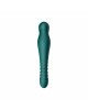 Смартвібратор-пульсатор Zalo — King Turquoise Green, кристал Swarovski Смартвібратор-пульсатор Zalo — King Turquoise Green, кристал Swarovski