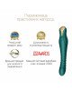 Смартвібратор-пульсатор Zalo — King Turquoise Green, кристал Swarovski Смартвібратор-пульсатор Zalo — King Turquoise Green, кристал Swarovski