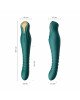 Смартвібратор-пульсатор Zalo — King Turquoise Green, кристал Swarovski Смартвібратор-пульсатор Zalo — King Turquoise Green, кристал Swarovski