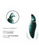 Вібратор 2в1 з язичком Zalo — Hero Jewel Green, кристал Swarovski Вібратор 2в1 з язичком Zalo — Hero Jewel Green, кристал Swarovski