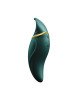 Вібратор 2в1 з язичком Zalo — Hero Jewel Green, кристал Swarovski Вібратор 2в1 з язичком Zalo — Hero Jewel Green, кристал Swarovski