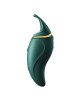 Вібратор 2в1 з язичком Zalo — Hero Jewel Green, кристал Swarovski Вібратор 2в1 з язичком Zalo — Hero Jewel Green, кристал Swarovski