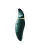 Вібратор 2в1 з язичком Zalo — Hero Jewel Green, кристал Swarovski Вібратор 2в1 з язичком Zalo — Hero Jewel Green, кристал Swarovski