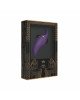 Вібратор 2в1 з язичком Zalo — Hero Twilight Purple, кристал Swarovski