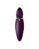 Вібратор 2в1 з язичком Zalo — Hero Twilight Purple, кристал Swarovski