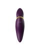 Вібратор 2в1 з язичком Zalo — Hero Twilight Purple, кристал Swarovski