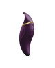 Вібратор 2в1 з язичком Zalo — Hero Twilight Purple, кристал Swarovski