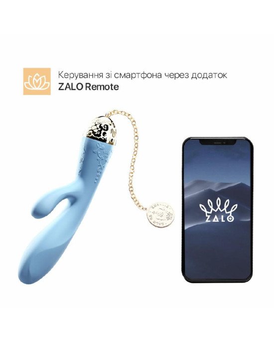 Смартвібратор-кролик Zalo — Rosalie Royal Blue