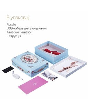 Смартвібратор-кролик Zalo — Rosalie Rouge Pink Смартвібратор-кролик Zalo — Rosalie Rouge Pink