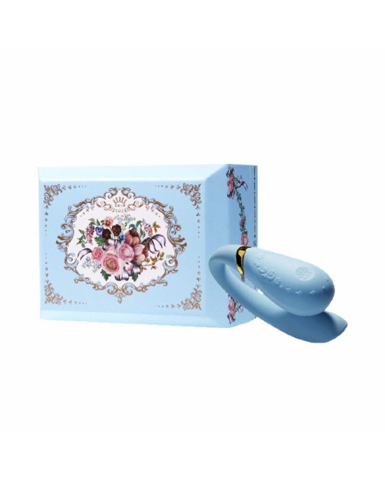 Смартвібратор для пар Zalo — Fanfan Royal Blue Смартвібратор для пар Zalo — Fanfan Royal Blue