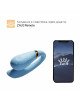 Смартвібратор для пар Zalo — Fanfan Royal Blue Смартвібратор для пар Zalo — Fanfan Royal Blue