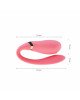 Смартвібратор для пар Zalo — Fanfan Rouge Pink Смартвібратор для пар Zalo — Fanfan Rouge Pink