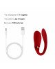 Смартвібратор для пар Zalo — Fanfan Bright Red Смартвібратор для пар Zalo — Fanfan Bright Red