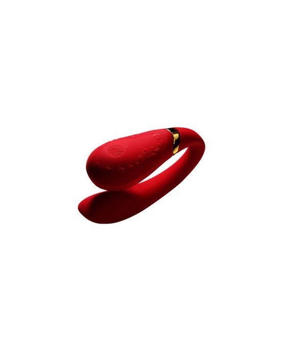 Смартвібратор для пар Zalo — Fanfan Bright Red Смартвібратор для пар Zalo — Fanfan Bright Red