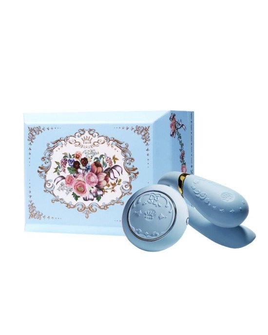 Смартвібратор для пар Zalo Fanfan set Royal Blue, пульт ДК